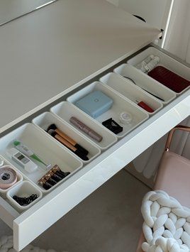 Набір лотків для шухляди білий л2.4 фото